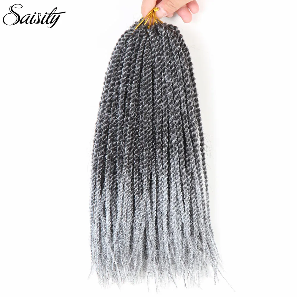 Вязанные крючком косички для волос senegaleset twist ombre синтетические наращивания