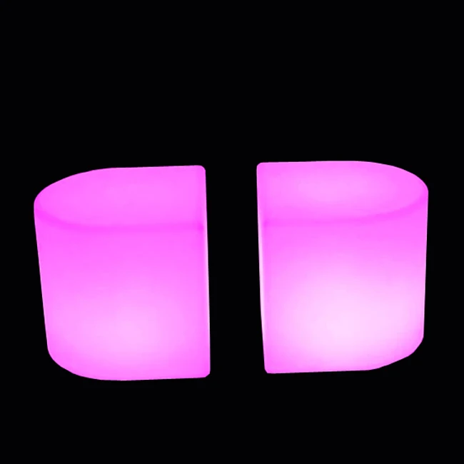Best Price 40cm Led Luminous Light Bar Stool Waterproof PE Material Cube Chair SK-LF35i from Skybess Factory Direct free shipping 1pc