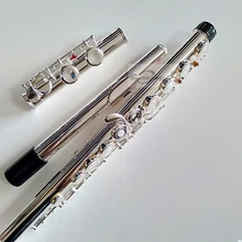 Лучшая японская флейта FL 371 16 Открытые и закрытые отверстия стандартные никелированные посеребренные студенческие поперечные Flauta obturator C Ключ с E ключом