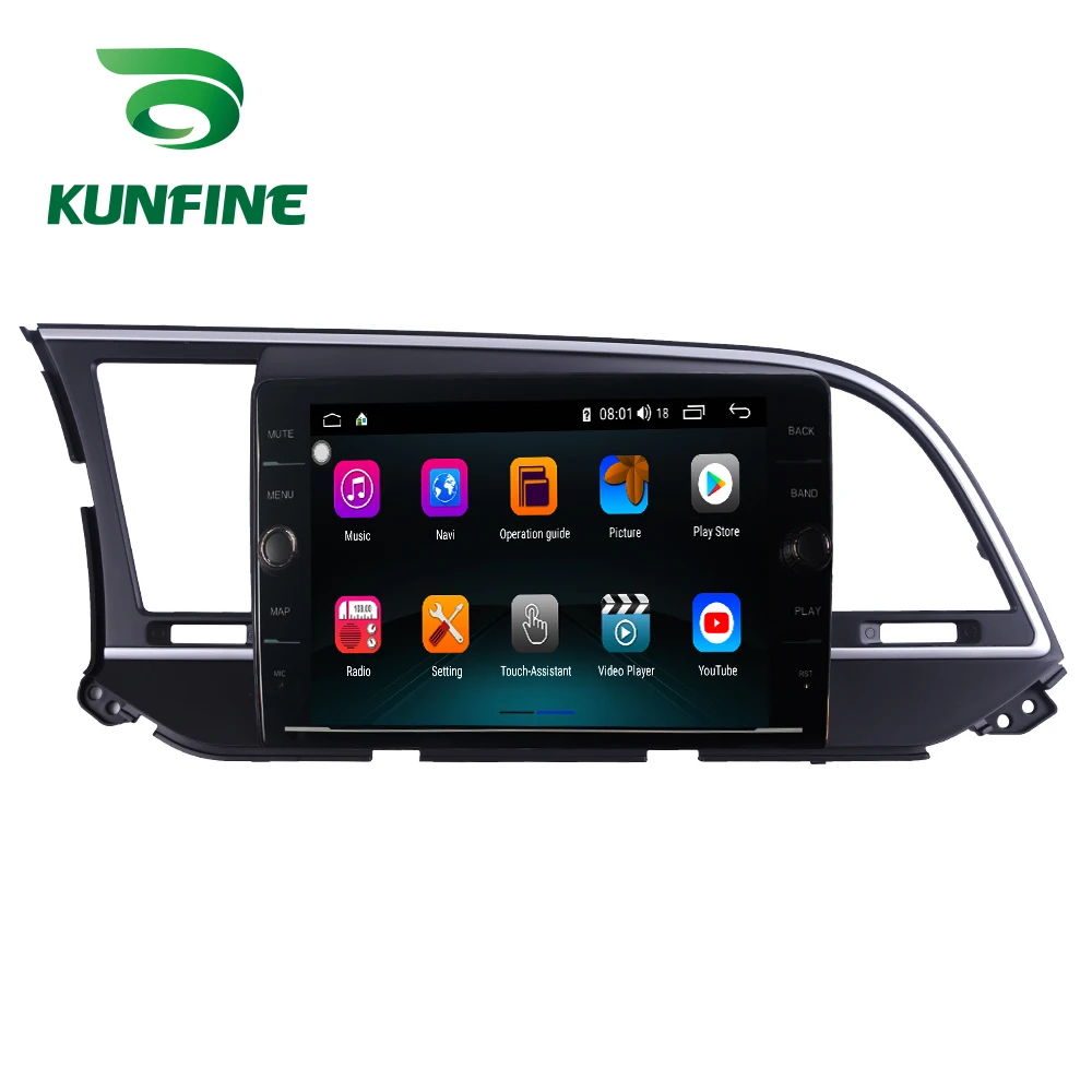 Cheap Octa Core 4GB RAM 64GB ROM Android 8.1 Car DVD GPS Player Deckless Car Stereo for Hyundai Elantra 2016 Radio Unit Wifi 4G 4