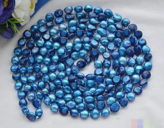

song voge gem nanJ2084 blue baroque freshwater cultured pearl necklace
