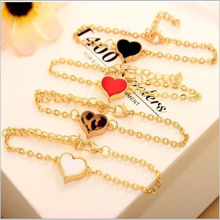 

Trendy Geometric Chain & Link Bracelets Pulseras Unisex Toggle-clasps Korean Style Love Clover Butterfly Bangle Bracelet Newest