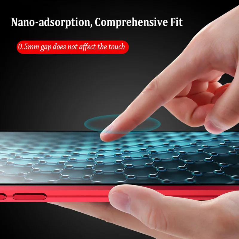 360 Full Magnetic Protective for iPhone XS MAX Case Clear Metal Bumper Front Back Glass Cover for iPhone XR 7 8Plus Flip Luxury
