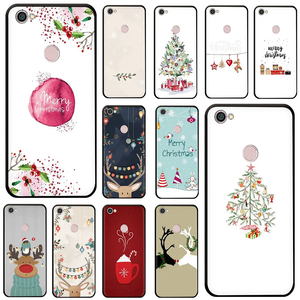 

Merry Christmas snowman Soft TPU phone Case for Xiaomi Redmi K20 GO 4A 6A S2 Note 7 4 4x 5 6 Pro 5A Prime