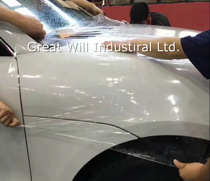 3 Lagen Glossy Ppf Clear Autolak Bescherming Film Wrap Vinyl Auto Auto Voertuig Verf Shield