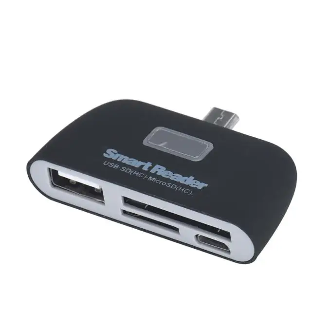Del Micro USB 3 в 1 устройство для чтения карт памяти и джойстик разъем USB/TF/SD для samsung Galaxy S7Edge Apr18
