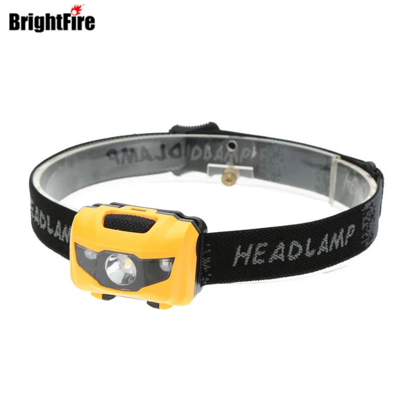 Beste Brightfire 2 Rode LED + 1 Witte LED 3 w 150 LM Mini Koplamp 4 Modes Waterdichte Koplamp Jacht Hoofd lamp Torch Lantaarn Licht