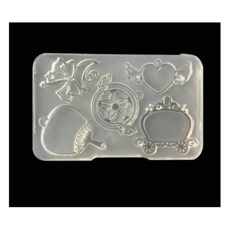 

Magic Girl Stick Hollow Silicone Mold Jewelry Pendant Accessories DIY Charms Handmade Epoxy Resin Open Bezel Pumpkin Frame Art