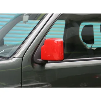 

2Pcs ABS Exterior Car Side Door Rearview Mirror Frame Shell Decoration Styling Cover Trim Moulding For Jimny 2007-2015