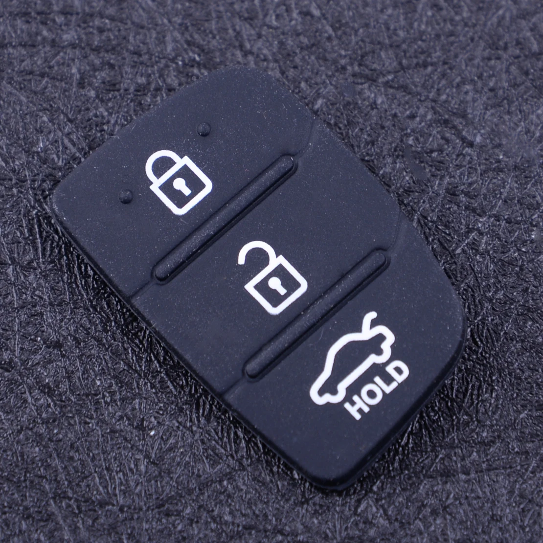 

CITALL 3 Buttons Remote Key Button Pad Protector Shell Fob Silicone Fit for Hyundai Tucson Santa fe Creta Elantra I20 2013-2019