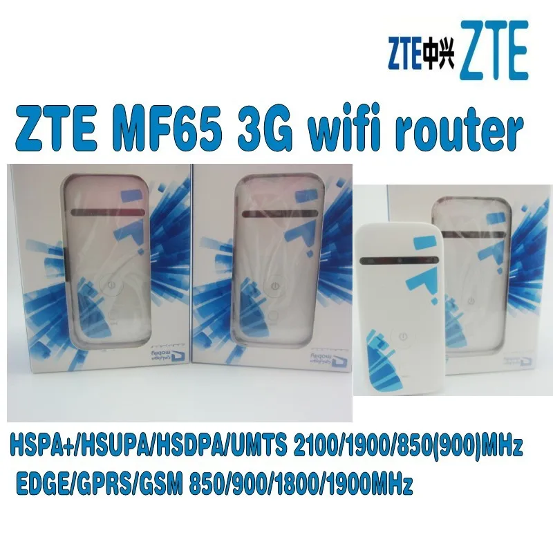 Набор из 50 шт. разблокированный совершенно новый ZTE MF65 Mini 3G 21 Мбит/с беспроводной Wi
