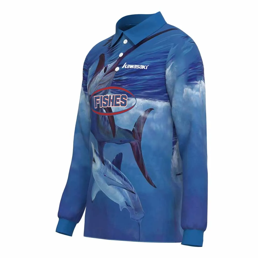 Ultra-Light Summer Collar Fishing Clothing Quick Dry Sublimation Custom Fishing Shirts Fishing Clothes Fishing Jerseys