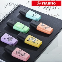 3 шт/6 шт Stabilo Boss мини-маркер ручка флуоресцентного цвета маркер ручка набор