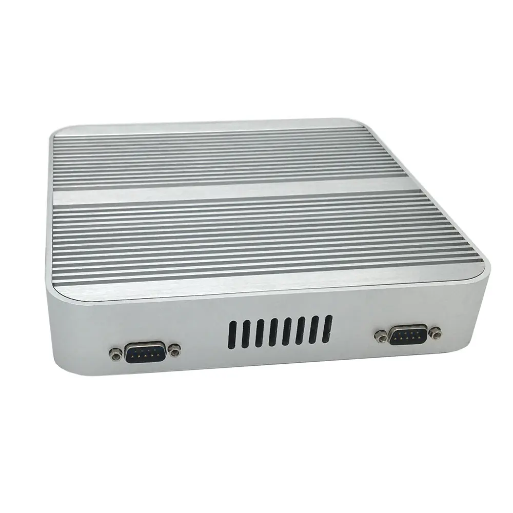 Процессор EGlobal fanless Mini PC Win10 Nuc i5 4200U VGA HDMI micro компьютер Intel Core i3 5005U маленький настольный ПК 4 K HTPC ТВ коробка mini itx
