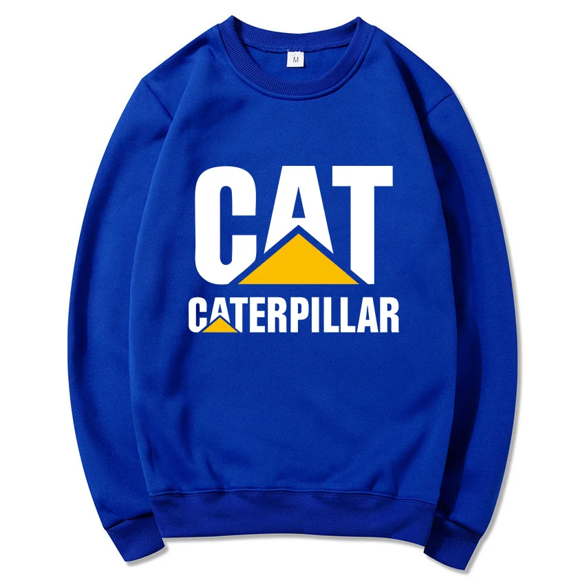 

Fashion Brand Caterpillar Colorful Hoodies Men's Thicken Clothes Winter Sweatshirts Men Hip Hop Streetwear Solid Fleece Hoody
