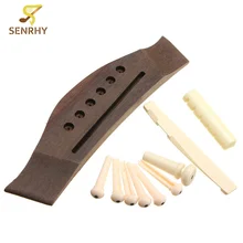 1 Set Professional Universal Acoustic Guitar Bridge Bone Bridge Pins Saddle Nut Saddle Guitar Parts Accessories