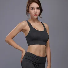 Быстросохнущий Йога ударопрочный нижнее белье бюстгальтер для фитнеса нейлоновый бюстгальтер для бега