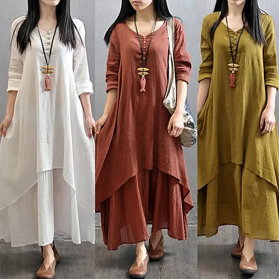 peasant maxi dress