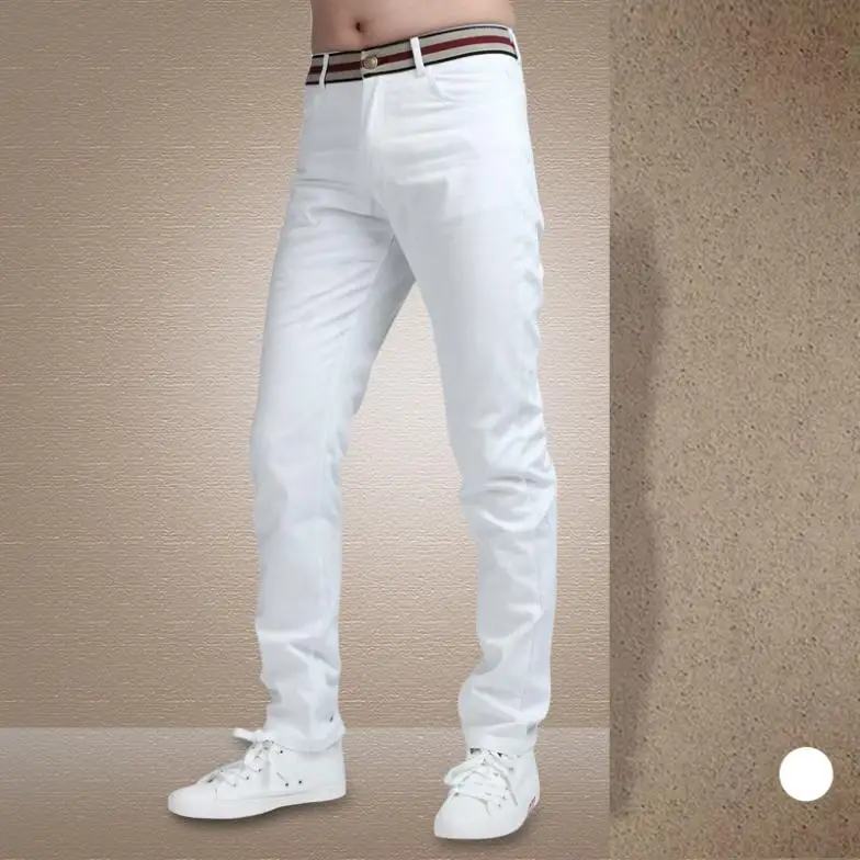 casual white pants