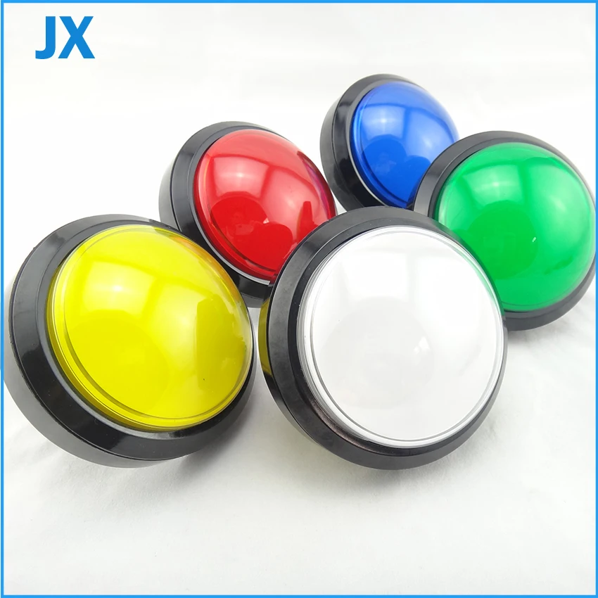 6 Pcs Of Round Type 60mm Lighted Button Illuminated Round Push Button ...