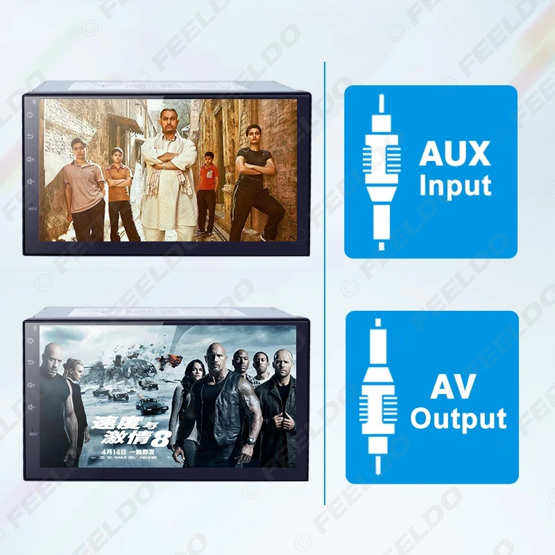 Top FEELDO 7inch Android 4.4.2 Quad Core Car Media Player With GPS Navi Radio For Nissan/Hyundai Universal 2DIN ISO #3900 11