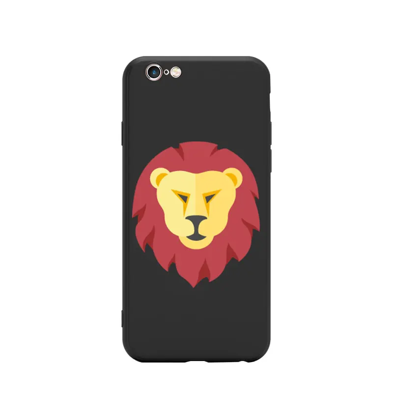 Астрологический знак зодиака Созвездия Leo Lion тема лица мягкий чехол из ТПУ для