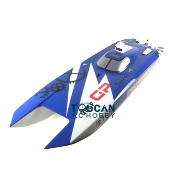 

G30F KIT 50"Fiber Glass Well panited RC Boat HULL ONLY for Advanced Player Blue TH02700