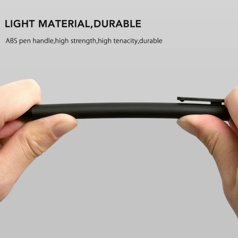 10PcsLot Xiaomi KACO 0.5mm Xiomi Mi Signing P E N Gal Ink Smooth Writing Durable Signing Black Refill (4)