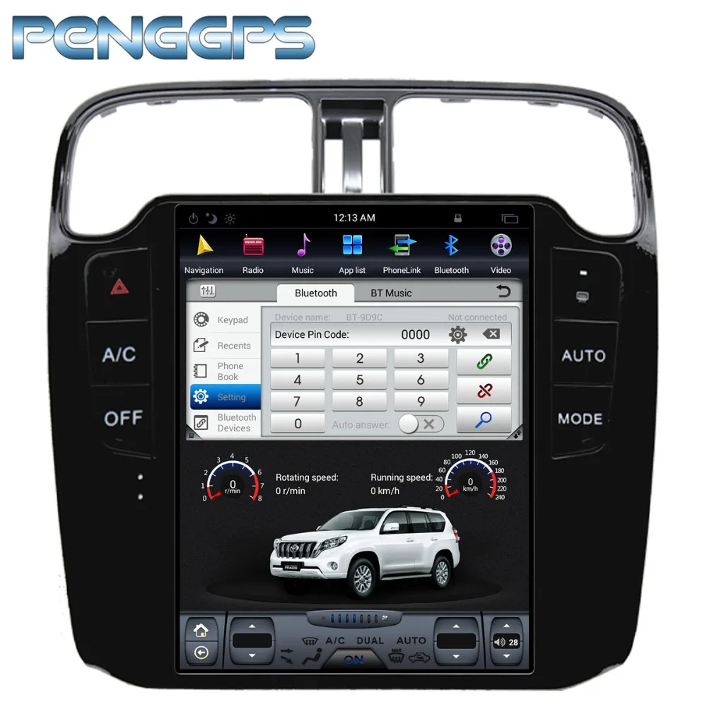 Sale 10.4" IPS Car Radio Android Car GPS Navigation DVD Player for Volkswagen Polo 2012+Tesla Style 2G+64G Multimedia Stereo Headunit 4