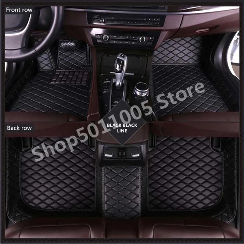 

All-Weather Floor Mats Floor Custom car floor mats for 2017-2018 GMC Sierra Car-styling Car Leather Carpet
