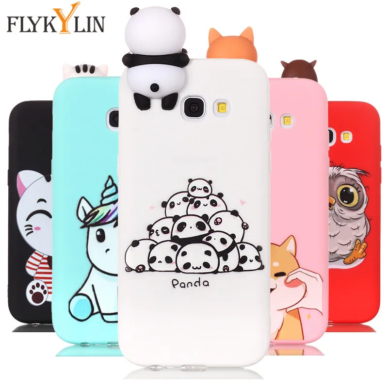 A520 Phone Cases Sfor Coque Samsung Galaxy A5 2017 Case Soft 3d Diy Unicorn Panda Doll Toys Case For Samsung Galaxy A3 A5 2017 Phone Case Covers Aliexpress