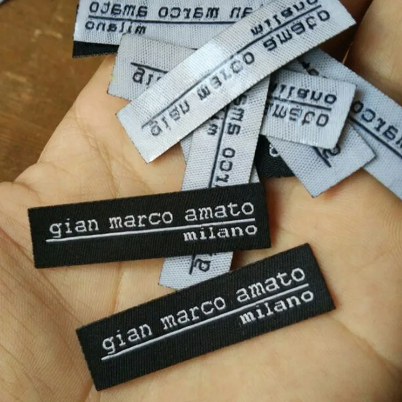 1000 шт. термоклеевые этикетки на заказ|custom iron on labels|iron labelscustom woven labels |