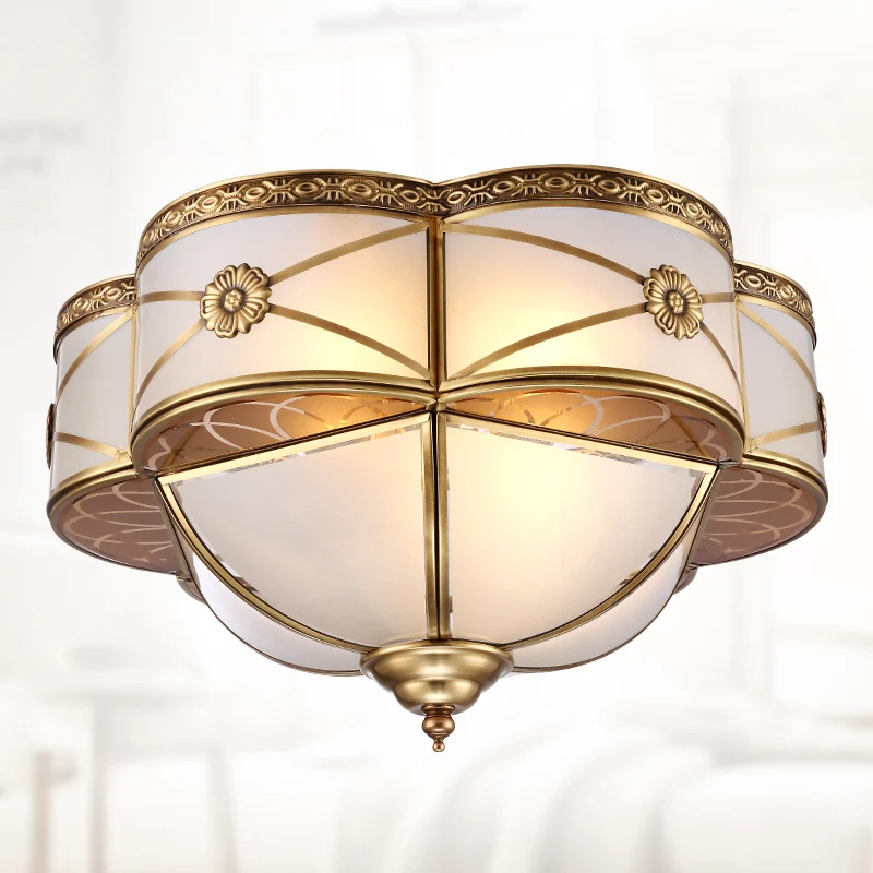 Ceiling Spots Drawing Room Copper Ceiling Lamp Round Copper