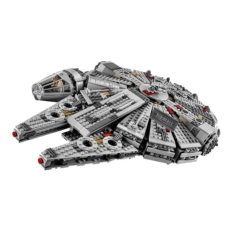 font b lepin b font 1381pcs Star Wars 05007 Millennium Falcon Figure Toys building blocks