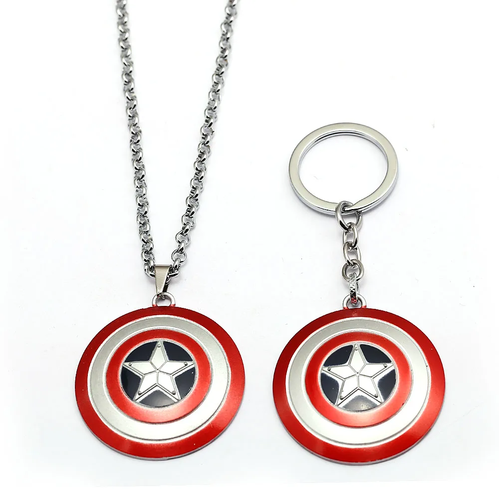 

Movie Avengers 3 Keychain For Men American Captain Metal Shield Key Ring Chain Pendant Keyring On The Bag Gift Chaveiro llaveros