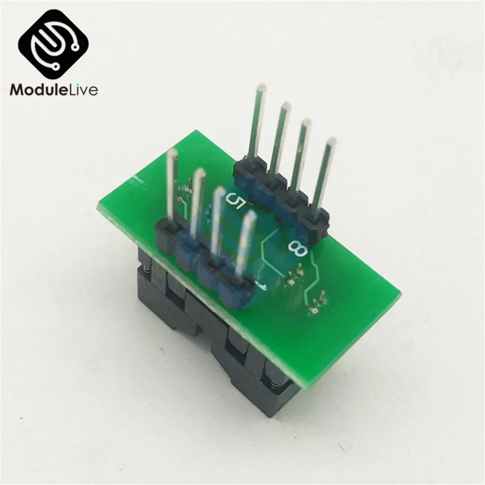 MSOP8 к DIP8 MCU Тесты IC розетка программист разъема адаптера