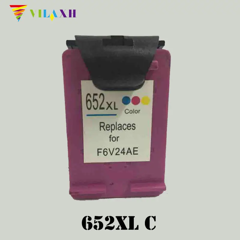 Vilaxh 652 XL совместимый картридж Замена для HP 652xl Deskjet Ink Advantage 1115 1118 2135 2136 2138 3635