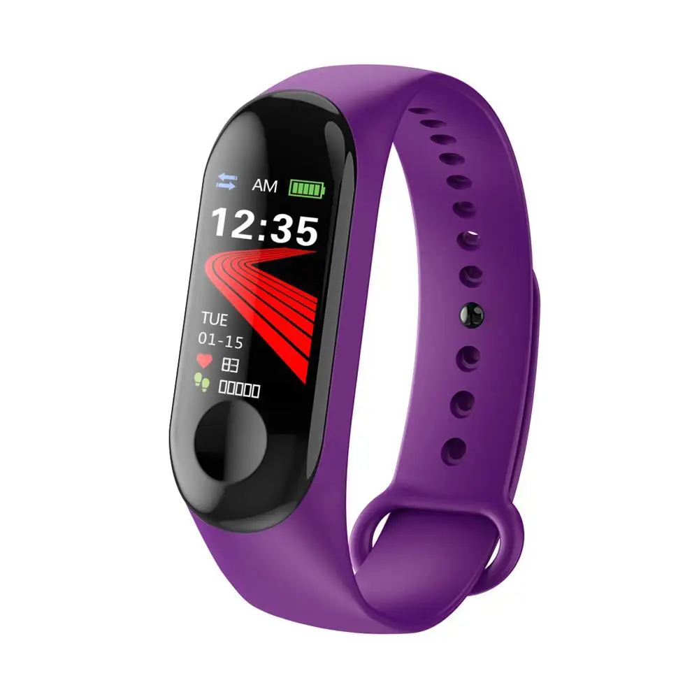 696 N H2 Bluetooth 4,0 цветной oled-экран умный Браслет Шагомер напоминание о звонках фитнес-трекер уведомления о социальных медиа_ mev - Цвет: Purple