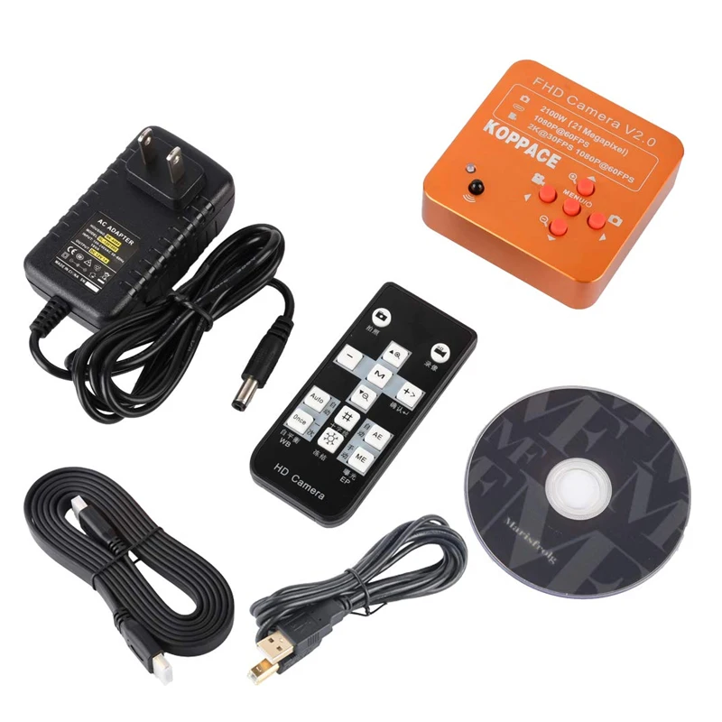 

High Definition 21MP 1080P Digital Industrial Microscope Camera For Phone CPU PCB Repair 60FPS HDMI USB HD Microscope Portable