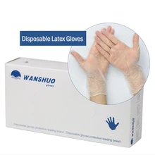 Перманентные принадлежности для макияжа 50 шт./кор. одноразовый резиновый татуировка бровей и губ перчатки с размером Маленький Средний Большой