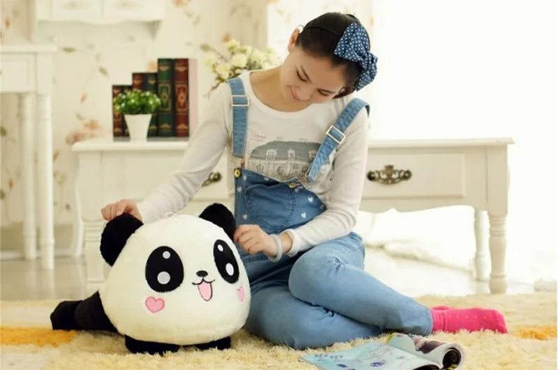30 см Мягкая Милая панда подушка плюшевые мягкие игрушки для детей Kawaii Expression Panda плюшевые игрушки для детей подарок для девочек
