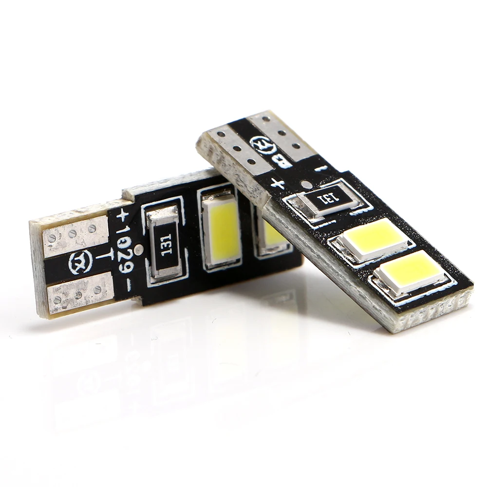 20Pcs/Lot T10 5730 4 SMD LED 194 168 192 W5W Wedge Side Bulb Parking Lights Car Interior Instrument Lamp Clearance 9V-16V | Автомобили и