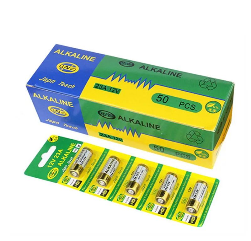 

50pcs/10pack 23A Batteries 12V Alarm-Remote Primary Dry Alkaline Battery 21/23 23GA A23 A-23 GP23A RV08 LRV08 E23A V23GA