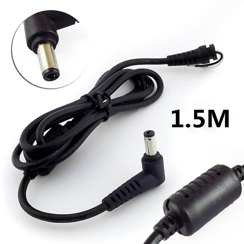 

New 5.5X2.5mm DC Power Male Tip Plug Connector With Cord/ Cable For Toshiba Asus Lenovo Laptop Adapter