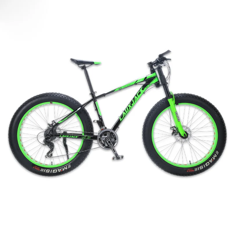 LAUXJACK Горный велосипед алюминиевая рама 24 скорости Shimano механические тормоза