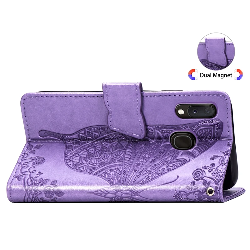 2382664124 三星 A80 A90 A20E A20 CORE LG K50 Q60 华为 P Smart Z Y9 Prime 2019 一加  One Plus 7 One Plus 7 Pro  花之蝶压花皮套 9元(4)