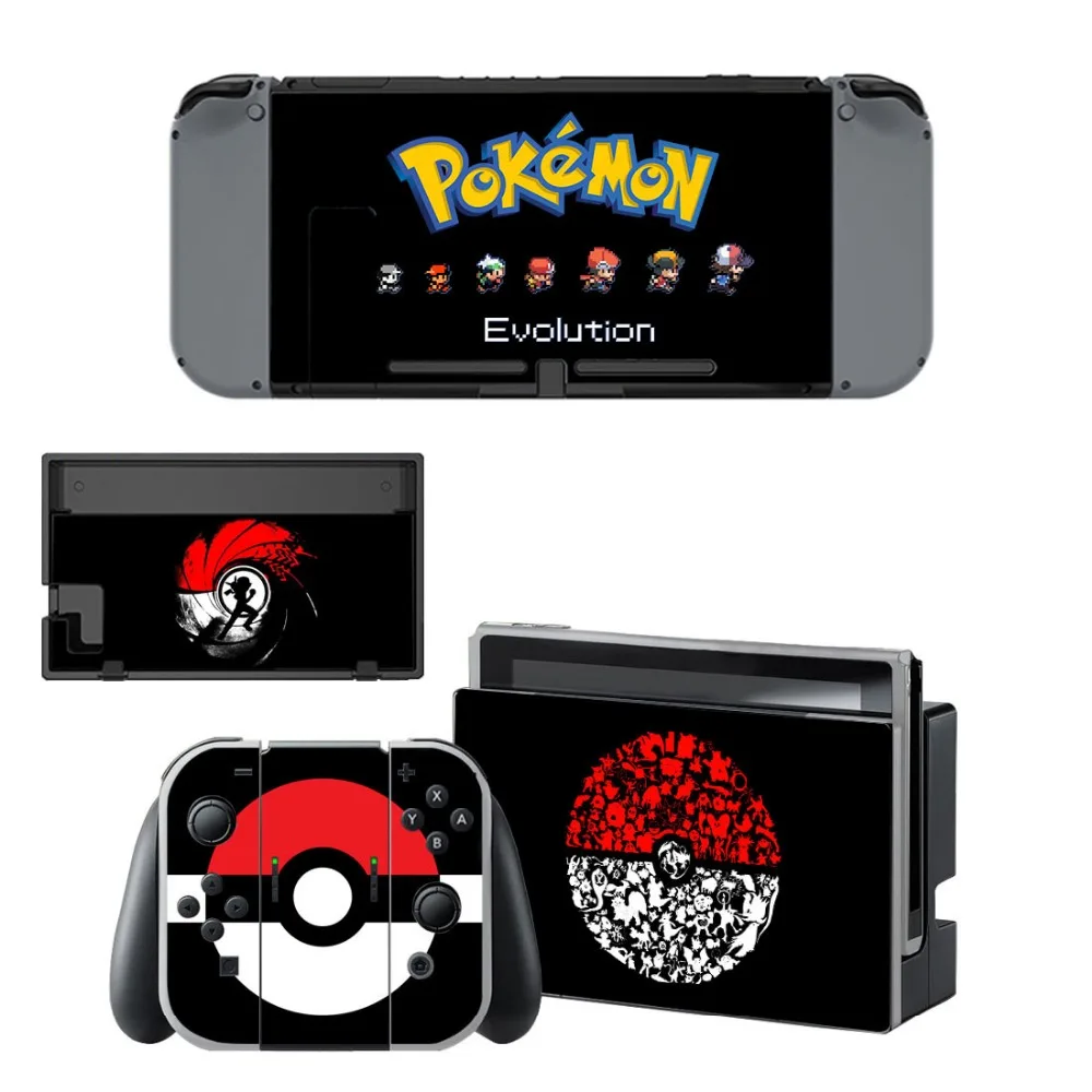 

Pokemonn Skin Sticker For Nintend Switch NS Console Gamepad Controller Nintendoswitch Game Sticker Vinyl Decals Cover Protector