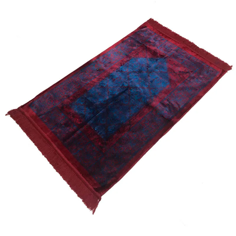 

XHX888 Islamic Muslim Prayer Rug Vloerkleed Special Design Carpet Blanket Tappeto Cucina Banheiro Salat Musallah Praying Mat