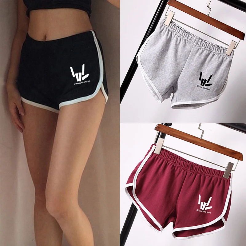 

2019 Summer Shorts Women Casual Shorts Workout Waistband Skinny Shorts