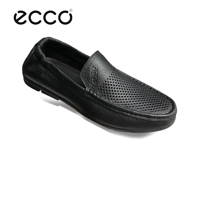 

Ecco 2019 Mens Shoes Casual Luxury Brand Summer Men Loafers Genuine Leather Moccasins Light Breathable Slip On Boat Shoes